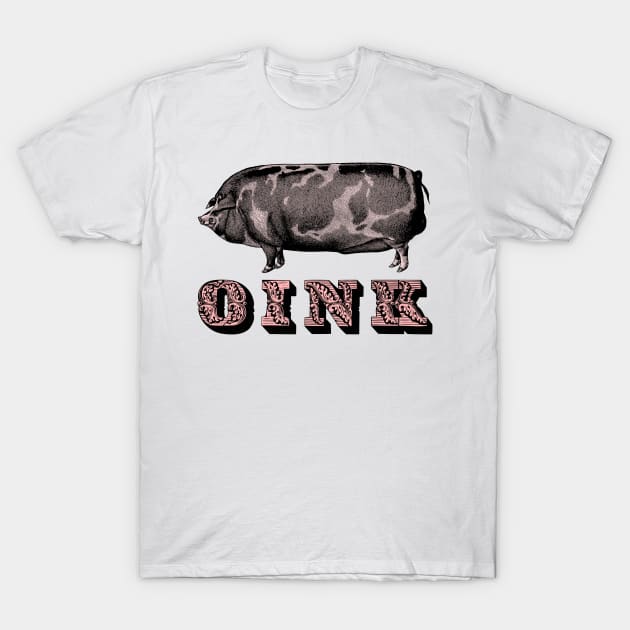 Oink Pig T-Shirt by Joepokes